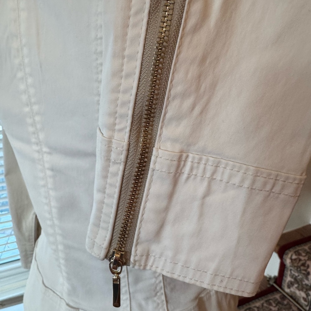 White House Black Market Faux Leather Moto Jacket - Picture 4 of 11